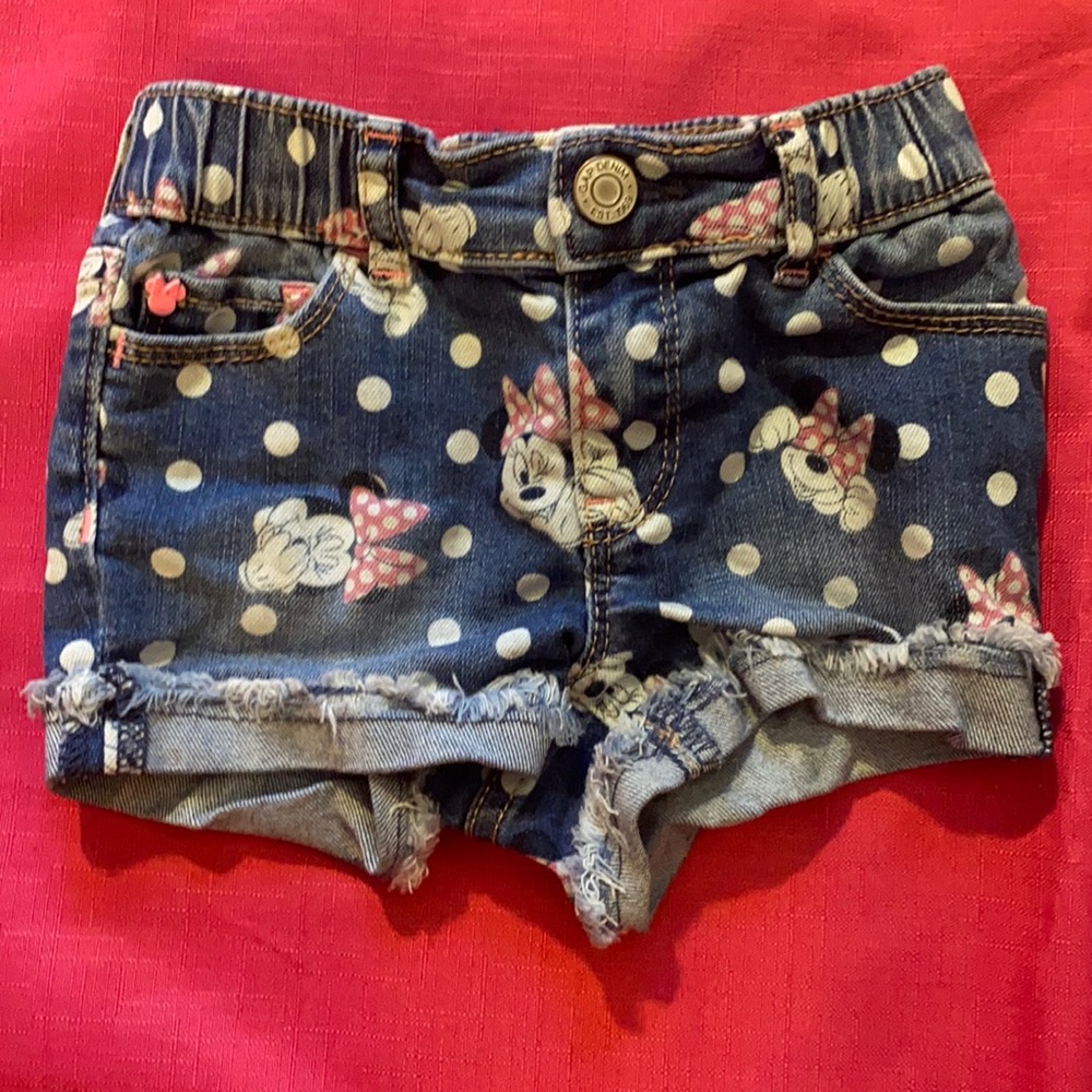 Gap Disney Toddler Girls denim shorts 3T
